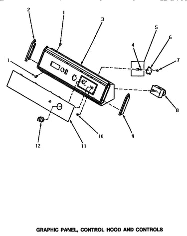 Graphic panel, control hood & controls