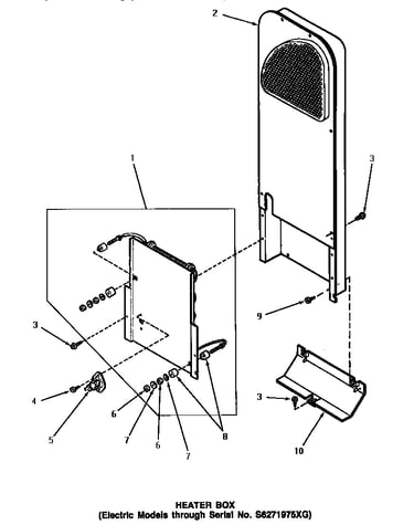 Heater box (through serial number s6271975xg)