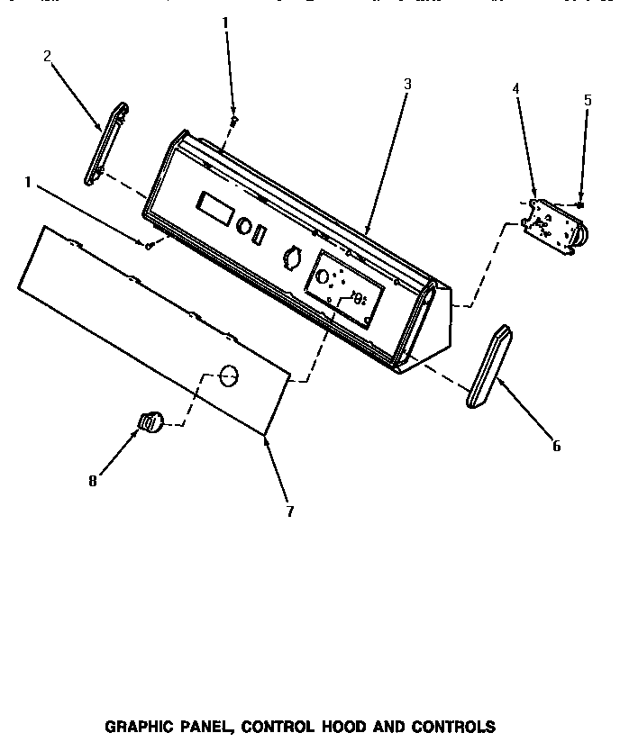 GRAPHIC PANEL, CONTROL HOOD & CONTROLS