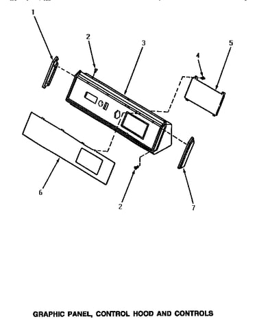 Graphic panel, control hood & controls