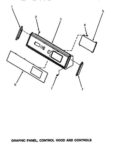 Graphic panel, control hood & controls
