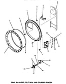 Rear bulkhead, felt seal & cylinder roller