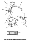 Inlet hose, fill hose & mixing valve mounting bracket (awm392l) (awm392w) (awm393l) (awm393w)