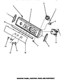 Graphic panel, control hood & controls (awm492) (awm493) (awm592) (awm593l) (awm593w)