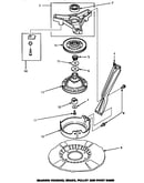 Bearing housing, brake, pulley & pivot dome (awm492) (awm493) (awm592) (awm593l) (awm593w)
