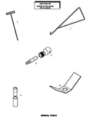 Special tools (awm492) (awm493) (awm592) (awm593l) (awm593w)