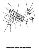 Graphic panel, control hood & controls
