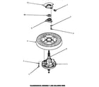 Speed Queen AWM693 transmission assembly & balance ring diagram
