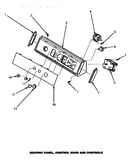 Graphic panel, control hood & controls (awm270w)