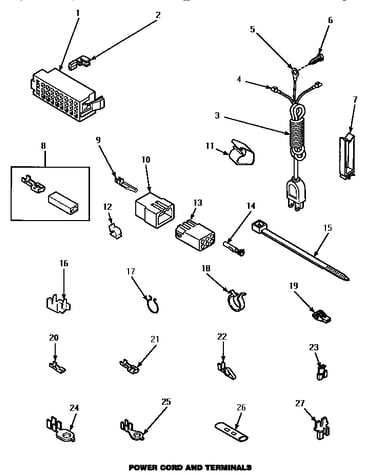 Power cord & terminals
