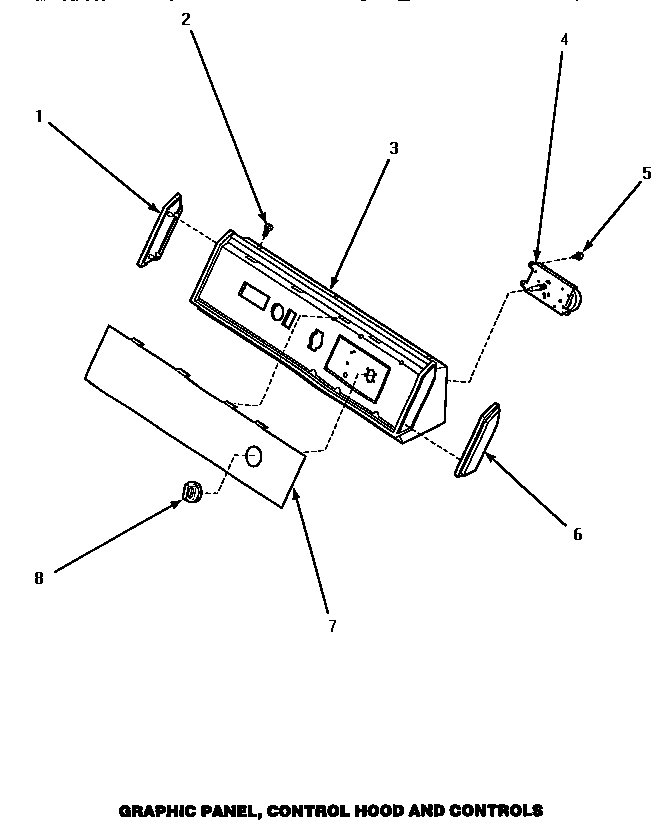 GRAPHIC PANEL, CONTROL HOOD & CONTROLS