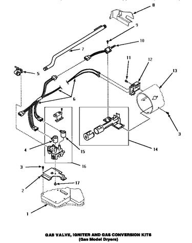 Gas valve, igniter & gas conversion kits