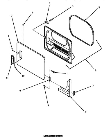 Loading door (agm479w) (agm499l) (agm499w)