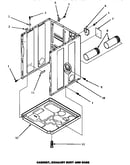 Cabinet, exhaust duct & base (aem677w) (aem697l) (aem697w)