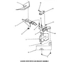 Speed Queen AA9131 loading door switch & bracket assembly diagram