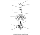 Speed Queen NA8531 transmission assembly & balance ring diagram