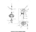 Speed Queen AA9131 30978 transmission assembly components diagram