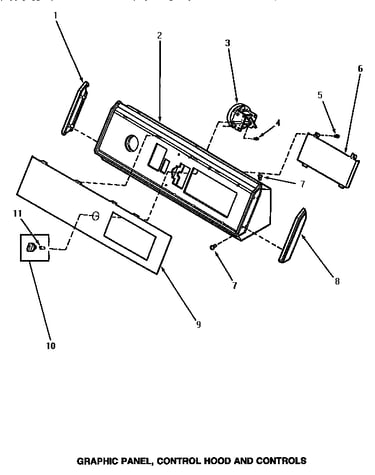 Graphic panel, control hood & controls