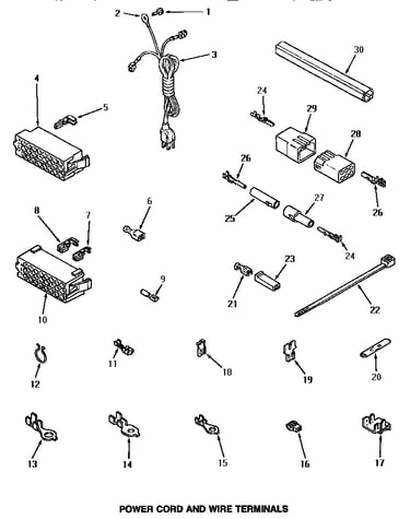 Power cord & wire terminals