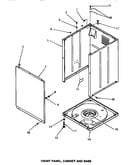 Front panel, cabinet & base