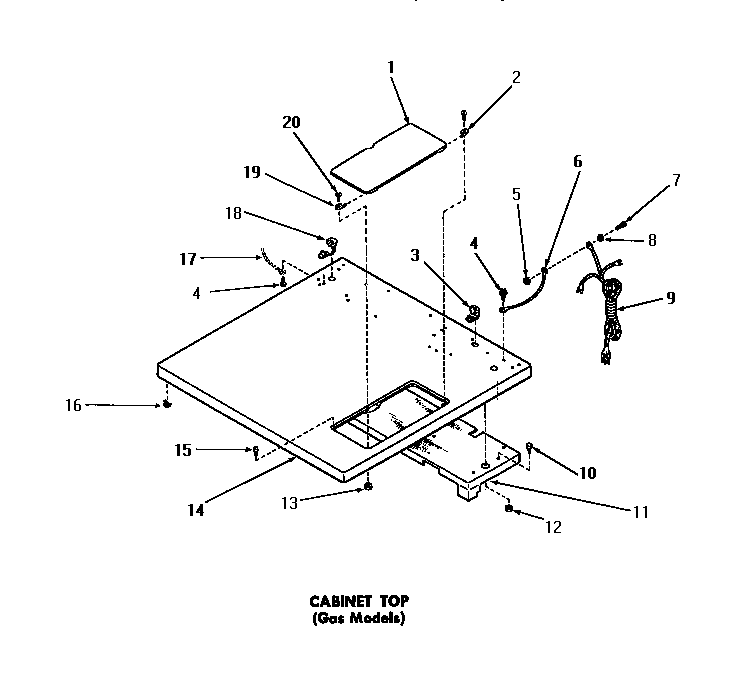 CABINET TOP