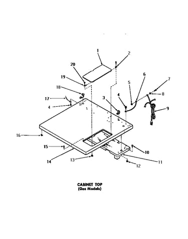 Cabinet top