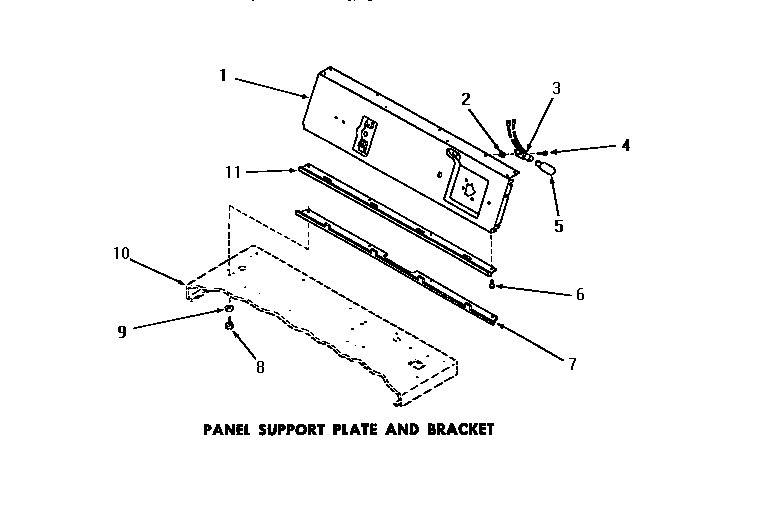 Panel support plate & bracket