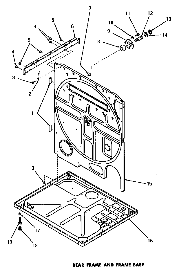 Rear frame & frame base