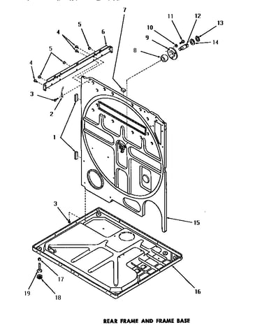 Rear frame & frame base