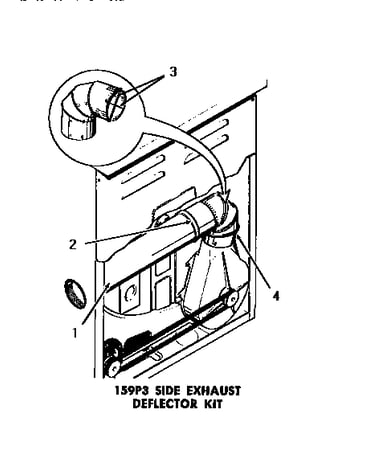 159p3 side exhaust deflector kit