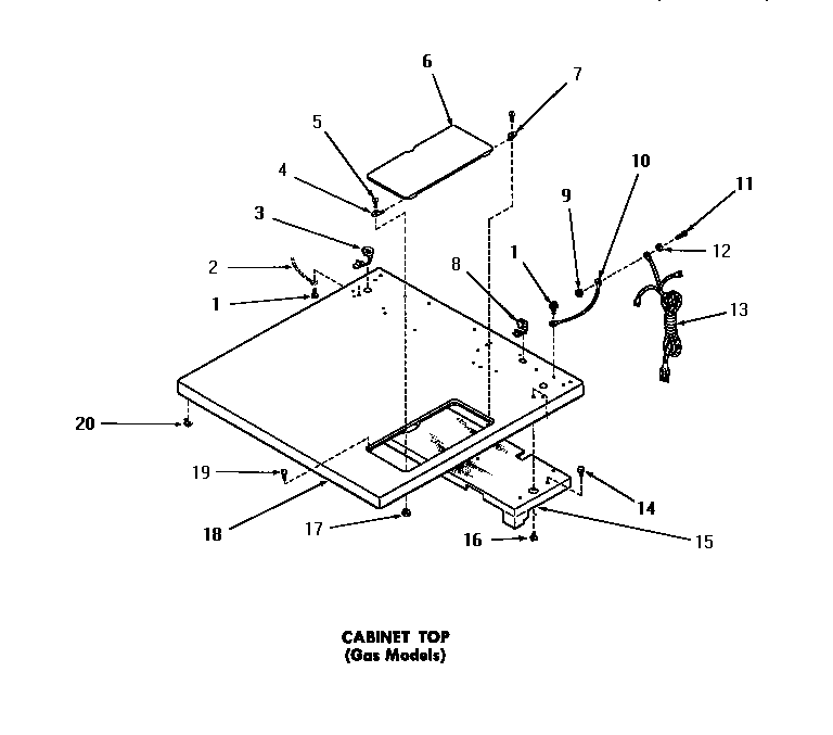 CABINET TOP