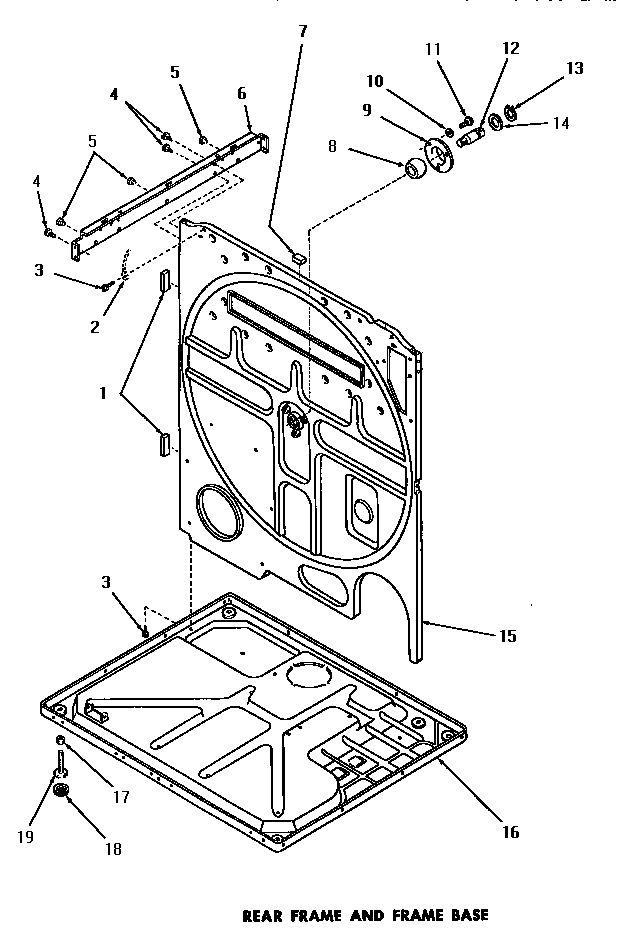 Rear frame & frame base