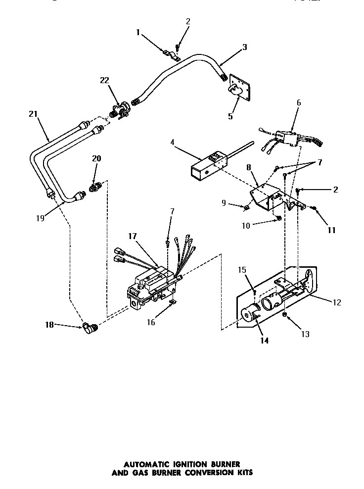 Automatic ignition burner & gas burner conversion kits