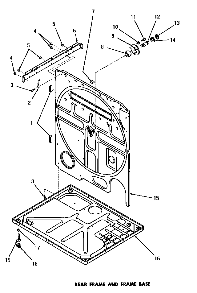 Rear frame & frame base