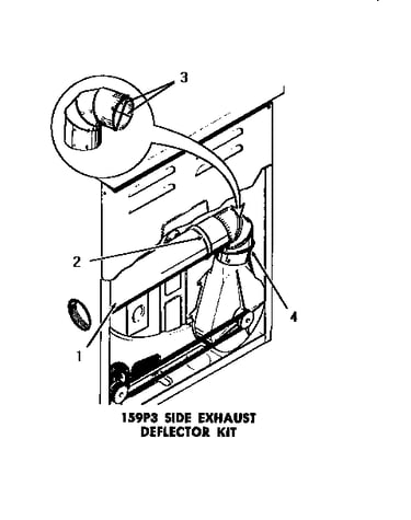 159p3 side exhaust deflector kit