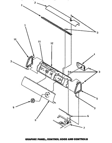 Graphic panel, control hood & controls