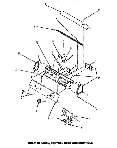 Graphic panel, control hood & controls