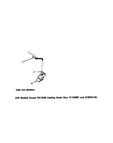 Water inlet & filler hose