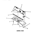 Speed Queen DA6223 control hood diagram