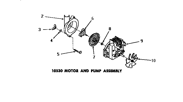 10530 motor & pump assembly