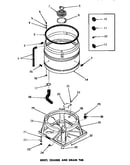 Boot, chassis & drain tub