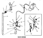 Speed Queen DA6223 bleach dispenser diagram