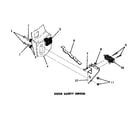 Speed Queen DA6223 door safety switch diagram