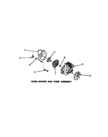 10530 motor & pump assembly