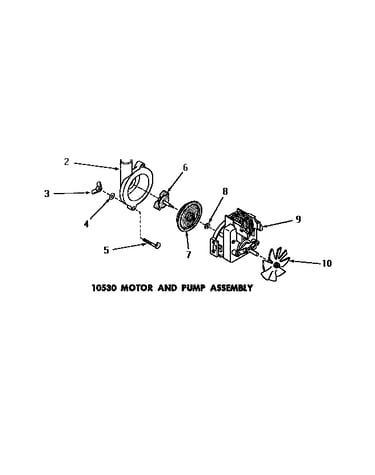 10530 motor & pump assembly