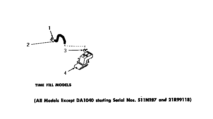 Water inlet & filler hose