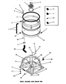Boot, chassis & drain tub