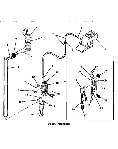 Bleach dispenser