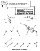 Power cord, wire & terminals