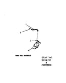 Water inlet & filler hose (starting nos. s11n287 & 21r99118